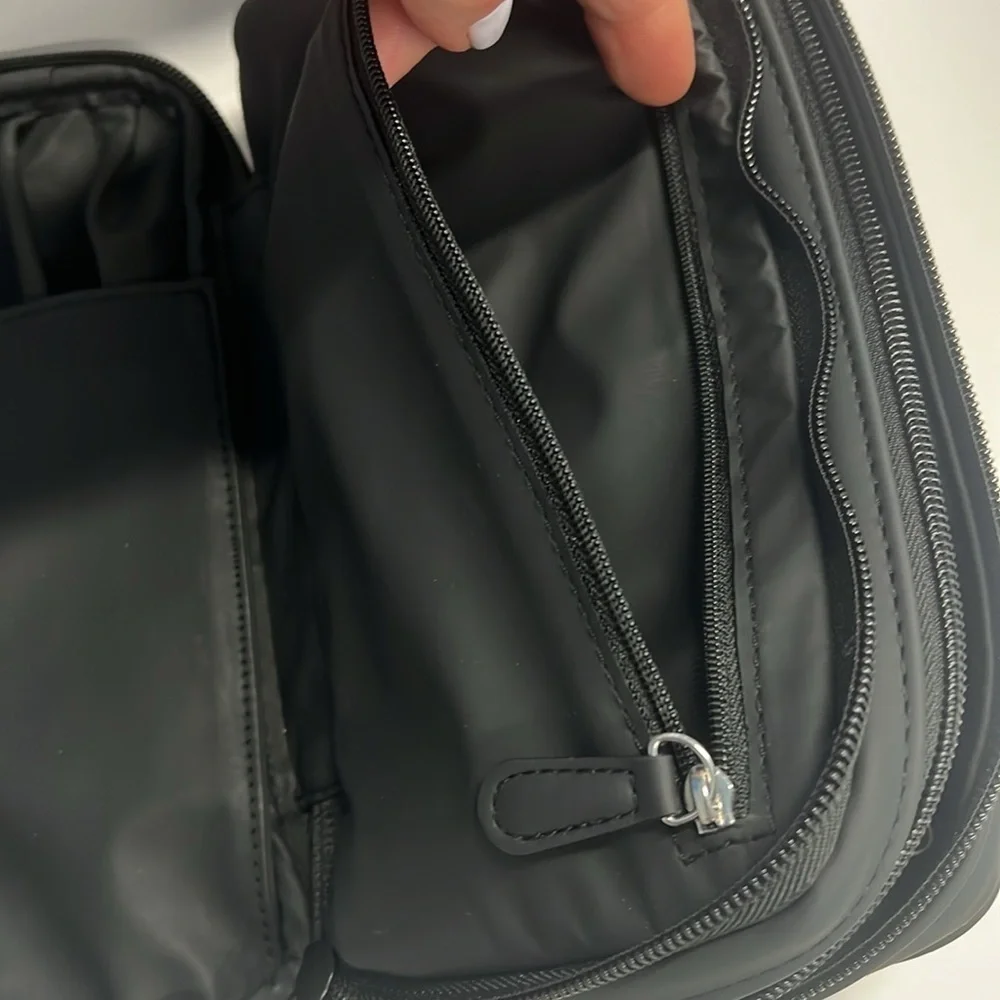 Christian Dior Large Double Zip Compartment Make Up Clutch Bag